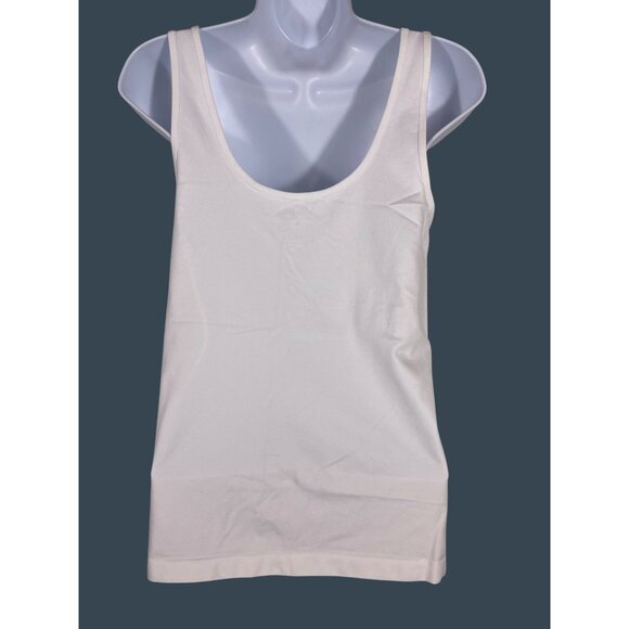 Ambrielle Seamless V-Neck Tank Top Womens Size Medium Stretchy Shapewear Cami - Picture 3 of 4